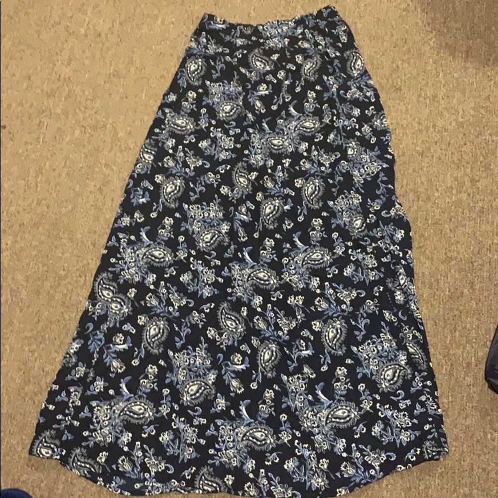 Abercrombie and Fitch long printed skirt